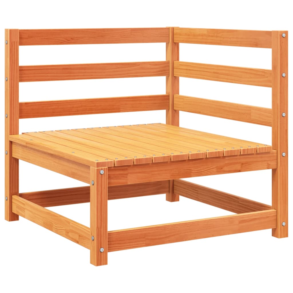 vidaXL Garden Sofa Set | Wax Brown | Solid Pine Wood | Large | Modular