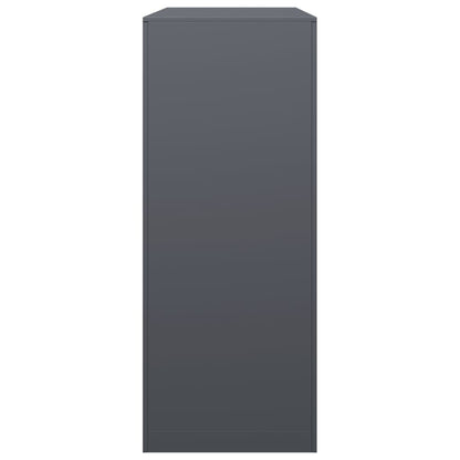 vidaXL Firewood Rack Anthracite 100x40x100 cm Steel