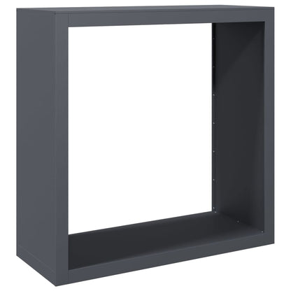 vidaXL Firewood Rack Anthracite 100x40x100 cm Steel
