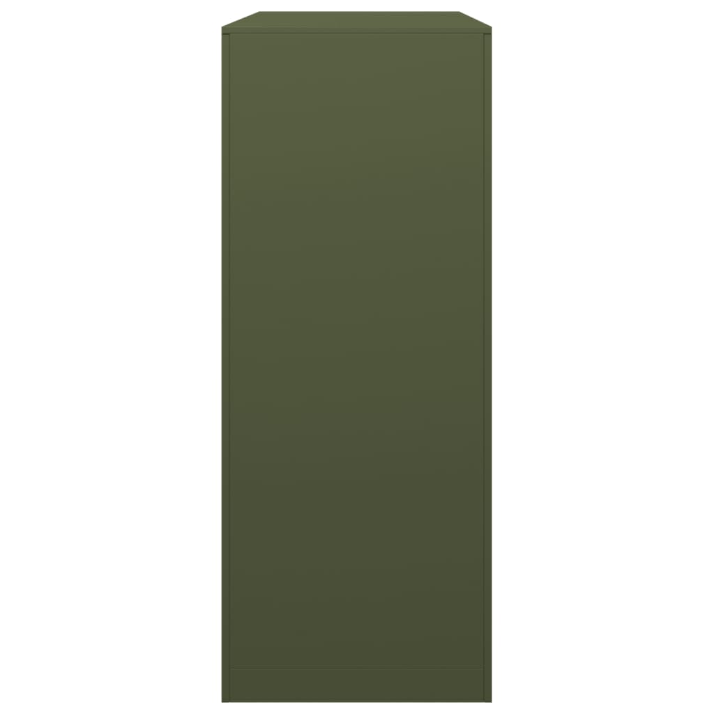 vidaXL Firewood Rack Green 100x40x100 cm Steel