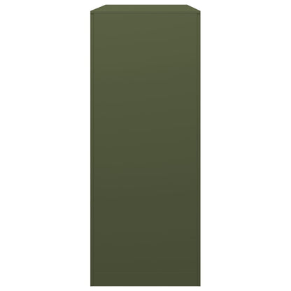 vidaXL Firewood Rack Green 100x40x100 cm Steel