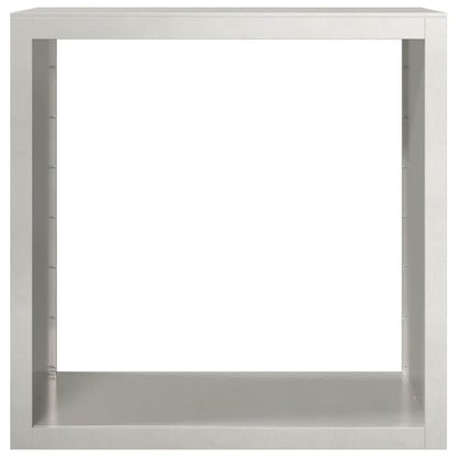 vidaXL Firewood Rack 100x40x100 cm Stainless Steel