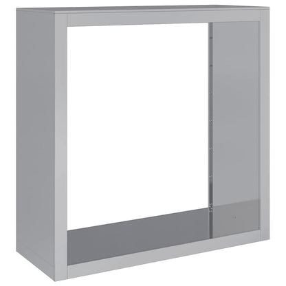 vidaXL Firewood Rack 100x40x100 cm Galvanised Steel