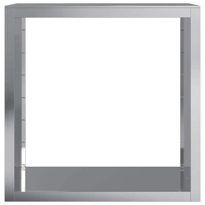 vidaXL Firewood Rack 100x40x100 cm Galvanised Steel