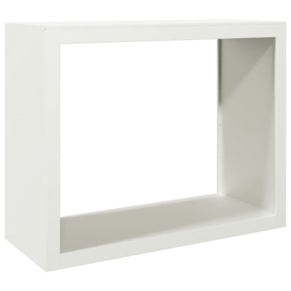 vidaXL Firewood Rack White 100x40x80 cm Steel