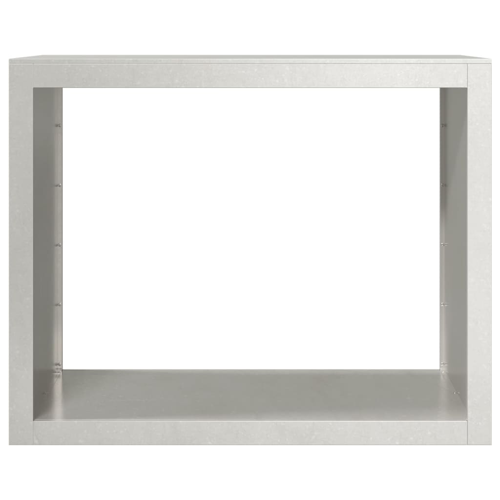 vidaXL Firewood Rack 100x40x80 cm Stainless Steel