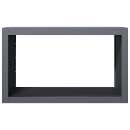 vidaXL Firewood Rack Anthracite 100x40x60 cm Steel