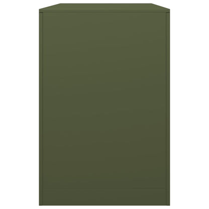 vidaXL Firewood Rack Green 100x40x60 cm Steel