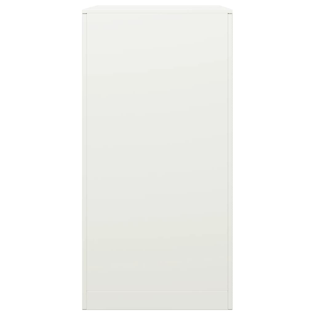 vidaXL Firewood Rack White 60x40x80 cm Steel