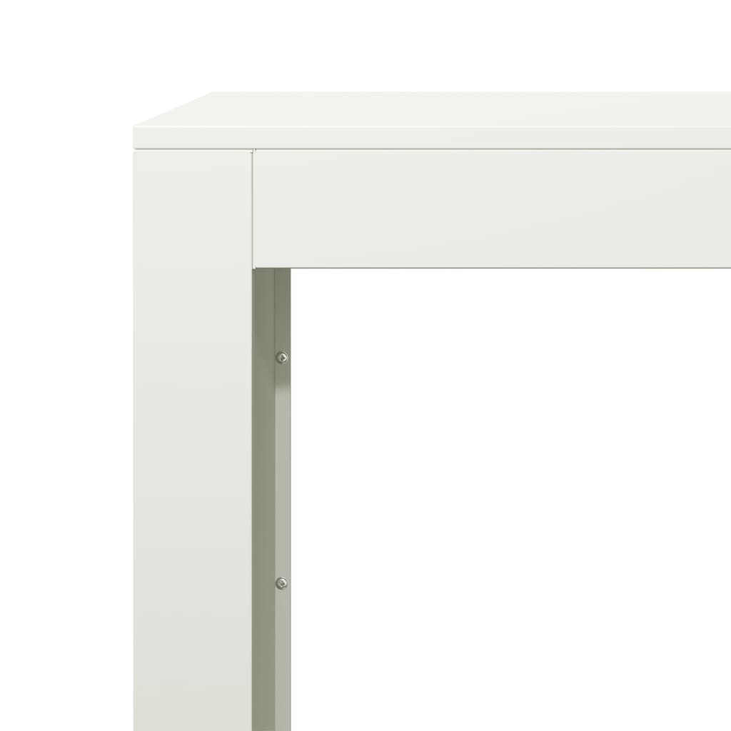 vidaXL Firewood Rack White 60x40x80 cm Steel