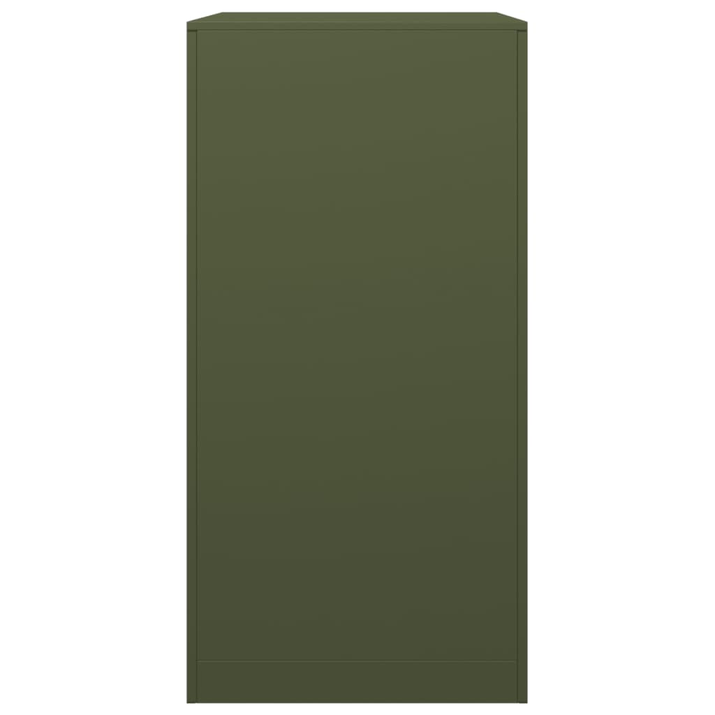 vidaXL Firewood Rack Green 60x40x80 cm Steel