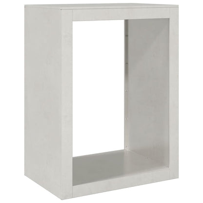vidaXL Firewood Rack 60x40x80 cm Stainless Steel