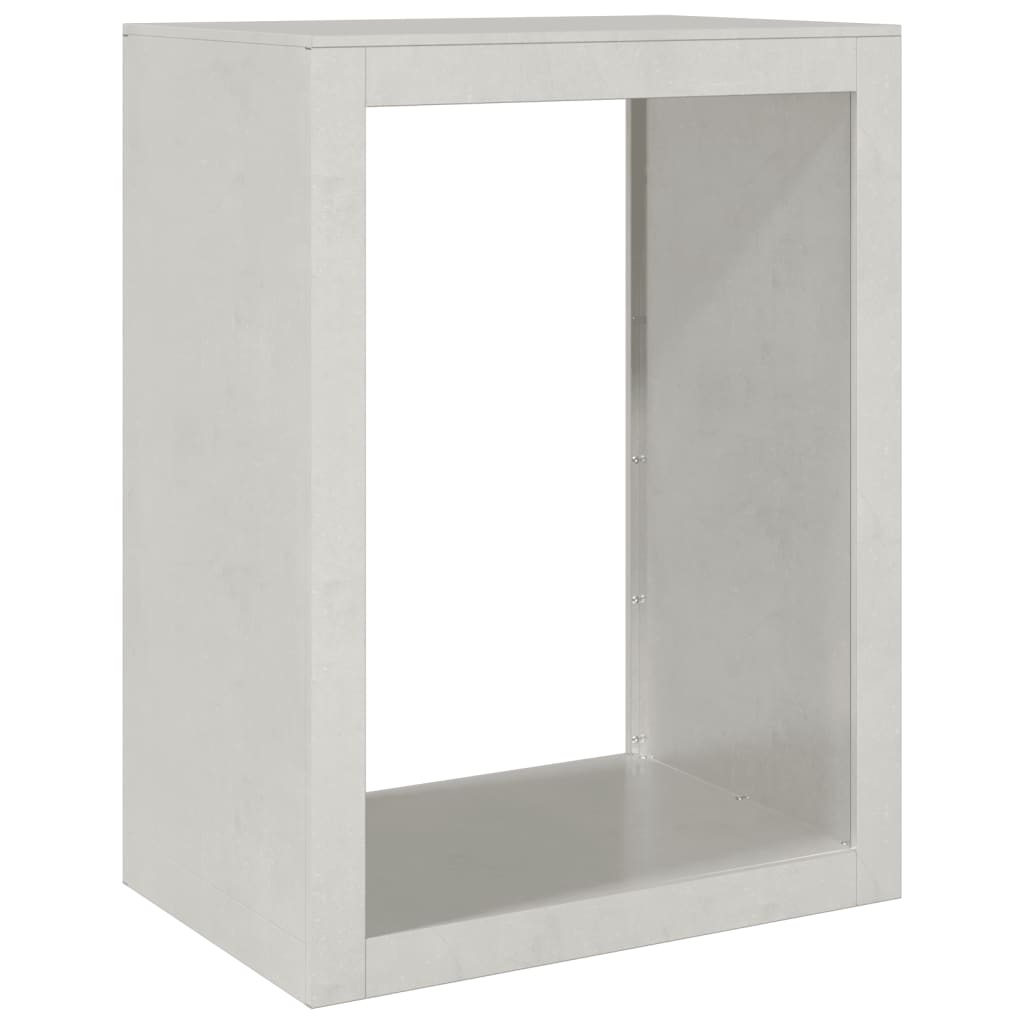 vidaXL Firewood Rack 60x40x80 cm Stainless Steel