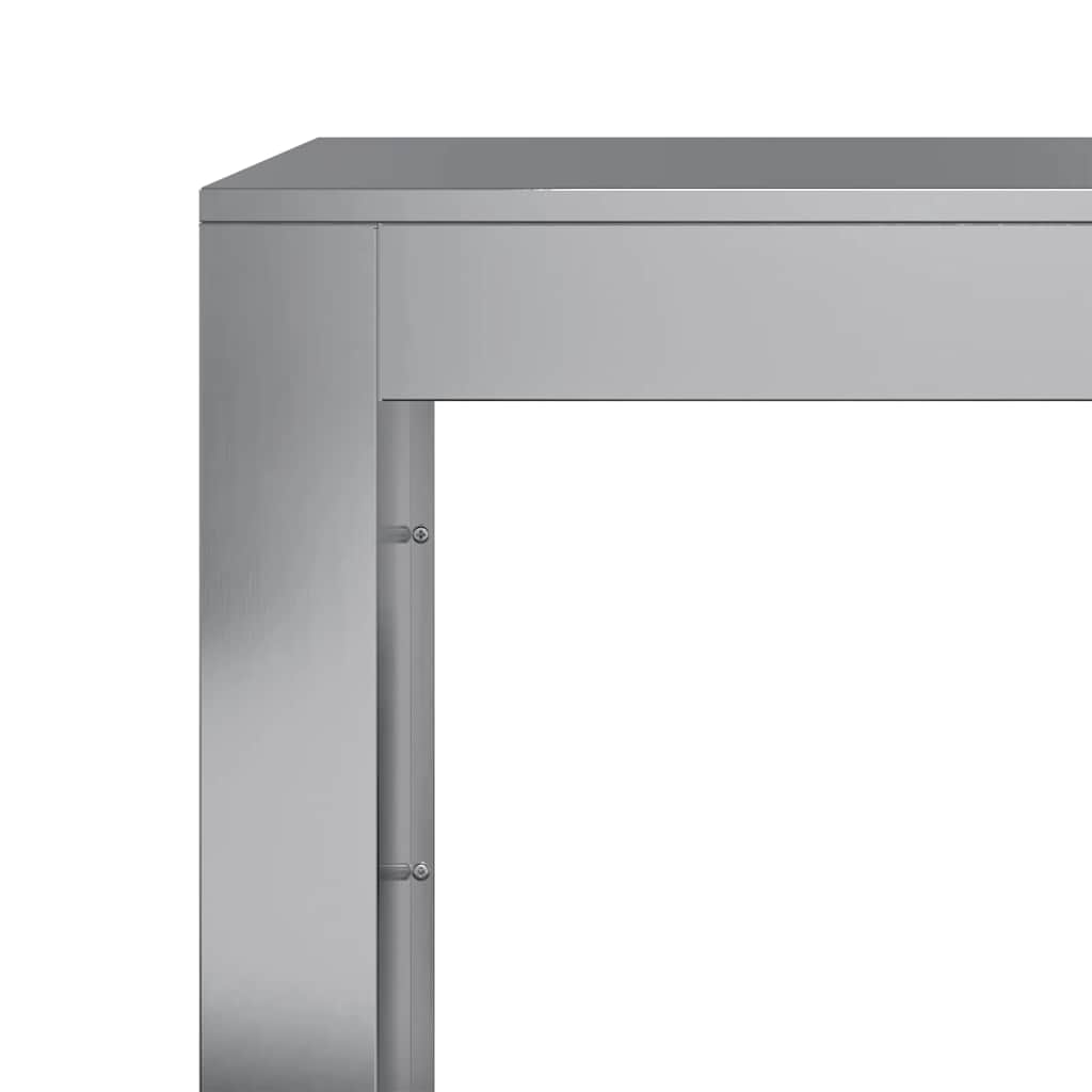 vidaXL Firewood Rack 60x40x80 cm Galvanised Steel