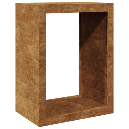 vidaXL Firewood Rack 60x40x80 cm Weathering Steel