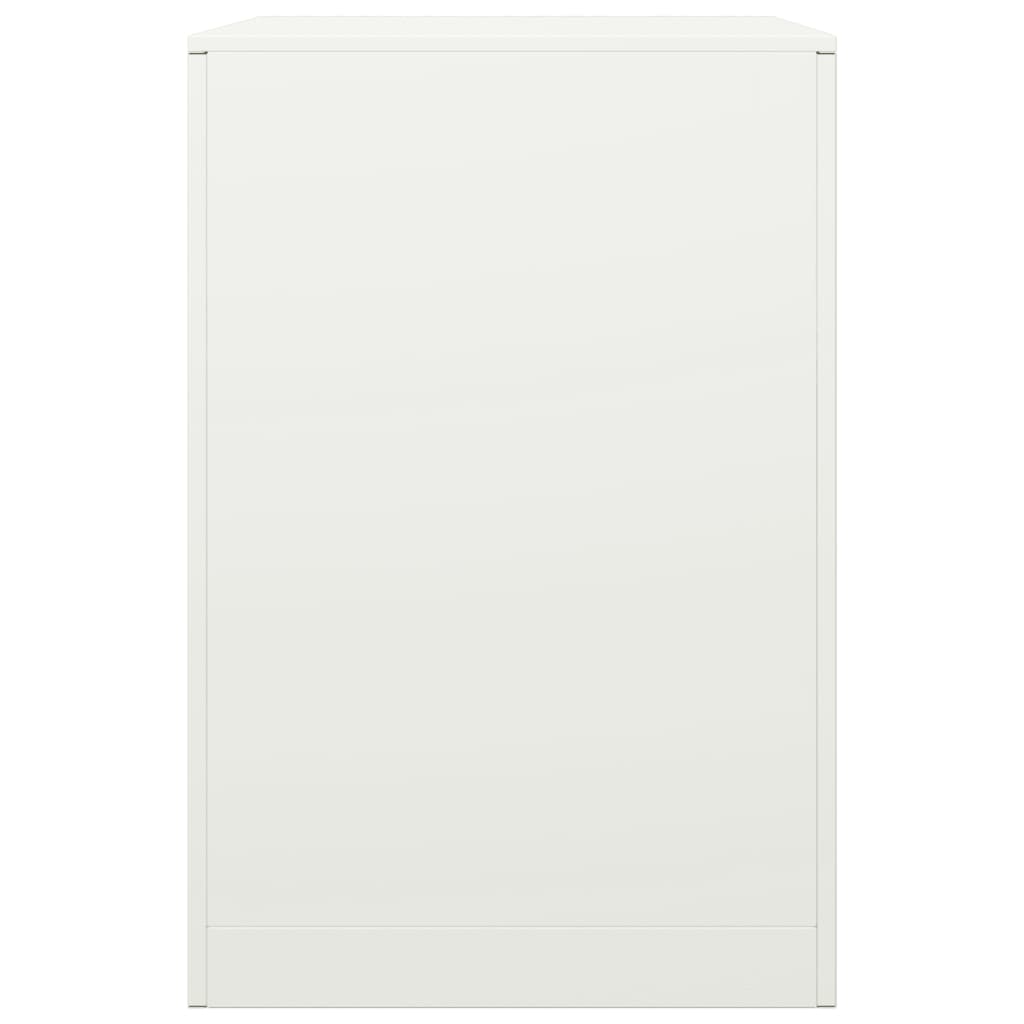 vidaXL Firewood Rack White 60x40x60 cm Steel