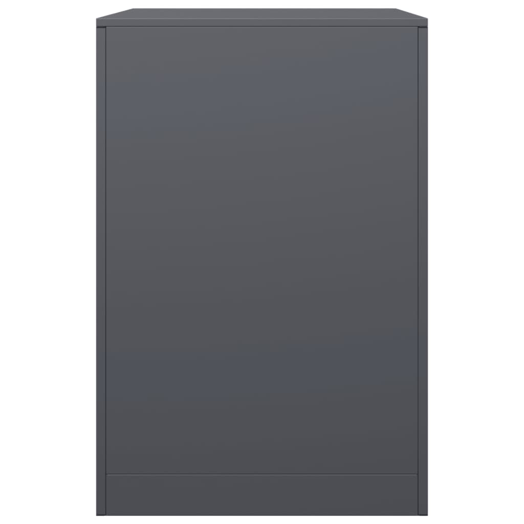 vidaXL Firewood Rack Anthracite 60x40x60 cm Steel