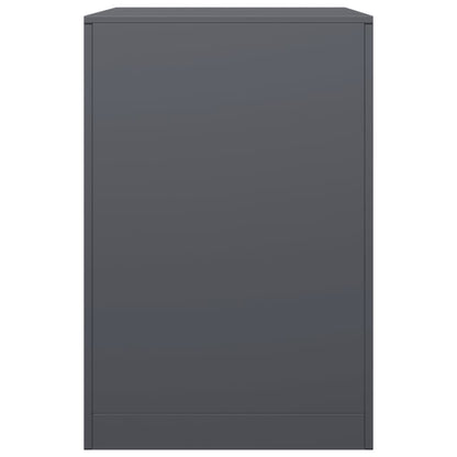 vidaXL Firewood Rack Anthracite 60x40x60 cm Steel