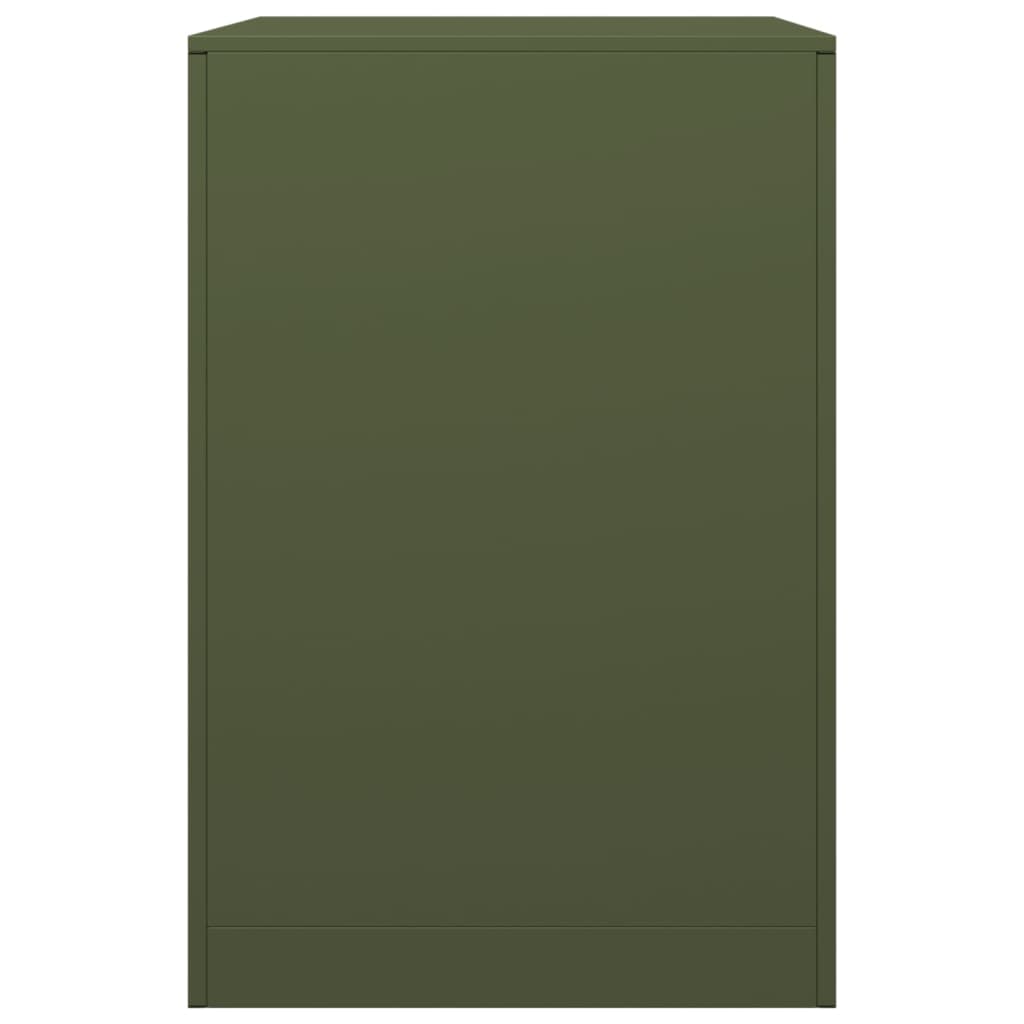 vidaXL Firewood Rack Green 60x40x60 cm Steel