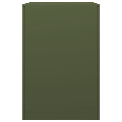vidaXL Firewood Rack Green 60x40x60 cm Steel