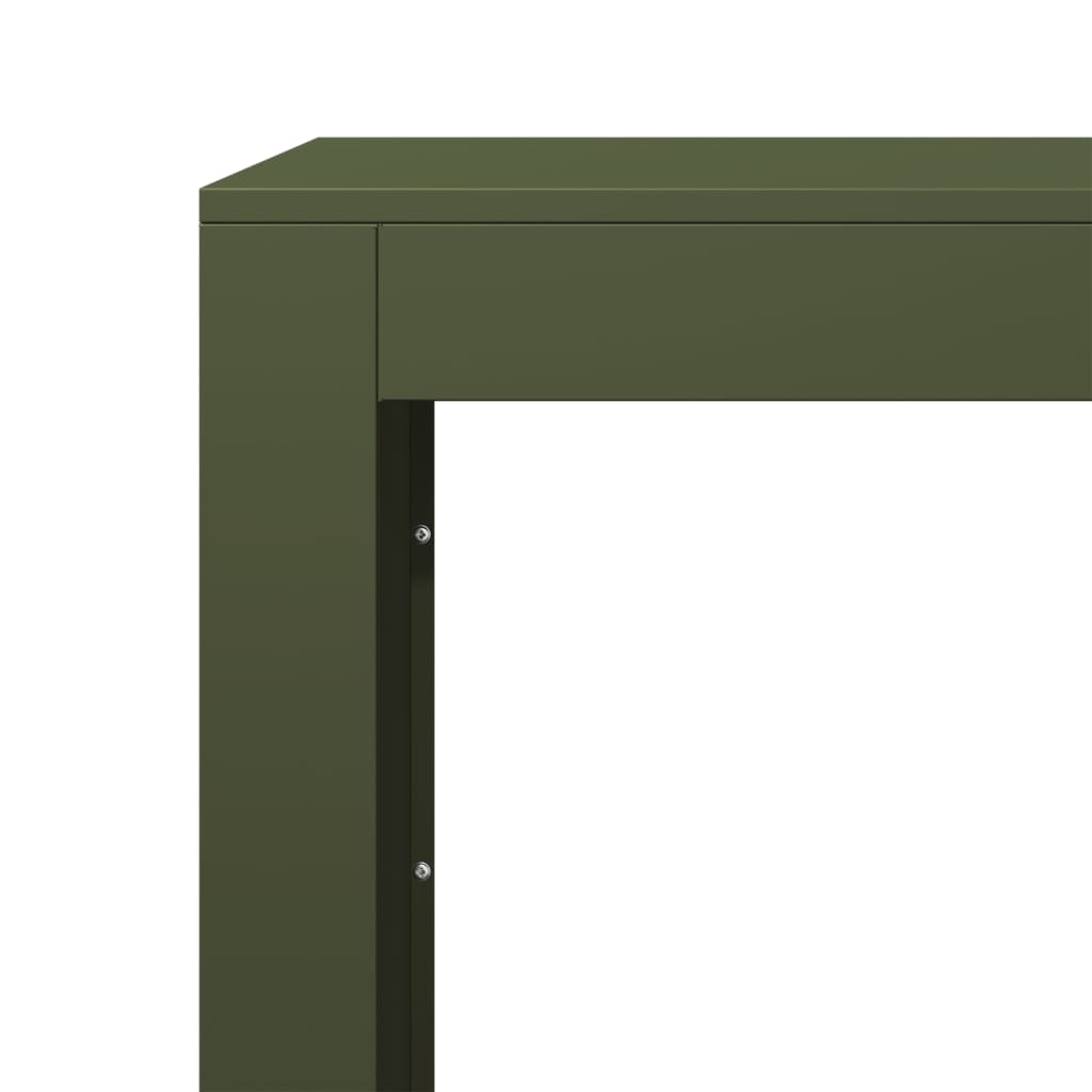 vidaXL Firewood Rack Green 60x40x60 cm Steel
