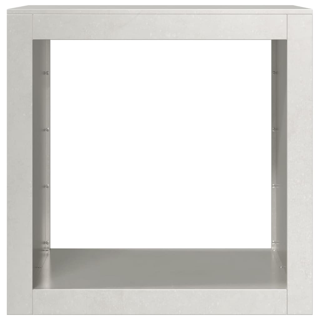 vidaXL Firewood Rack 60x40x60 cm Stainless Steel