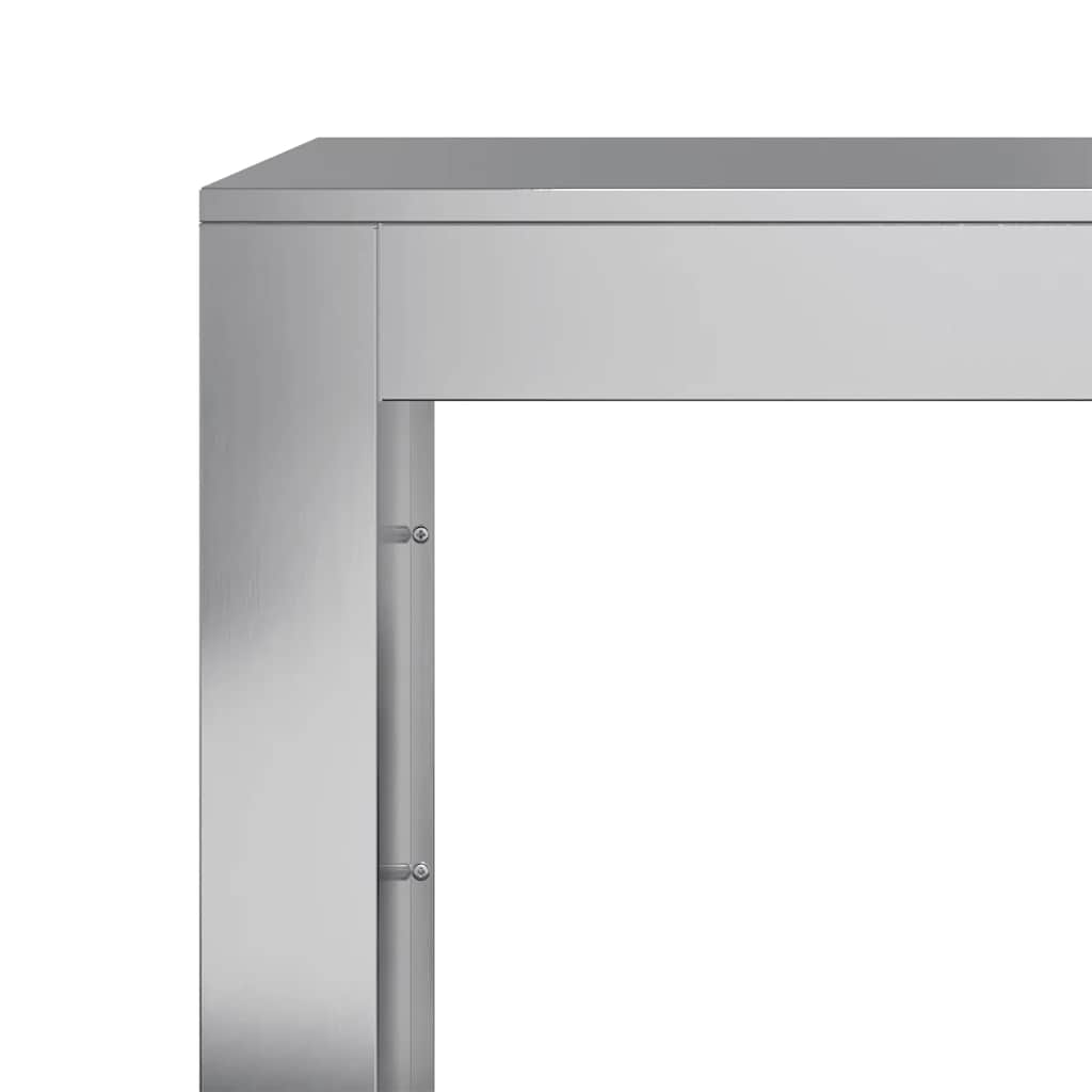 vidaXL Firewood Rack 60x40x60 cm Galvanised Steel