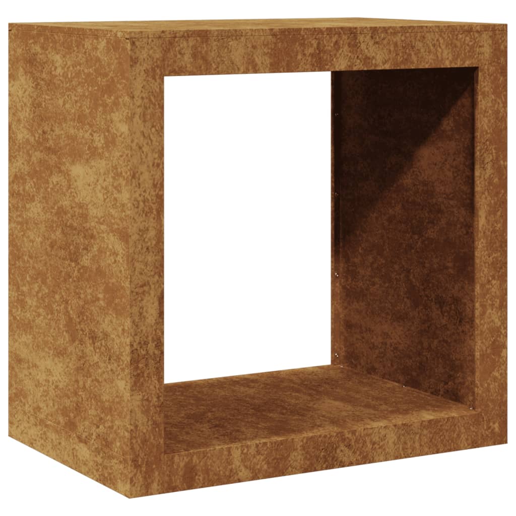 vidaXL Firewood Rack 60x40x60 cm Weathering Steel