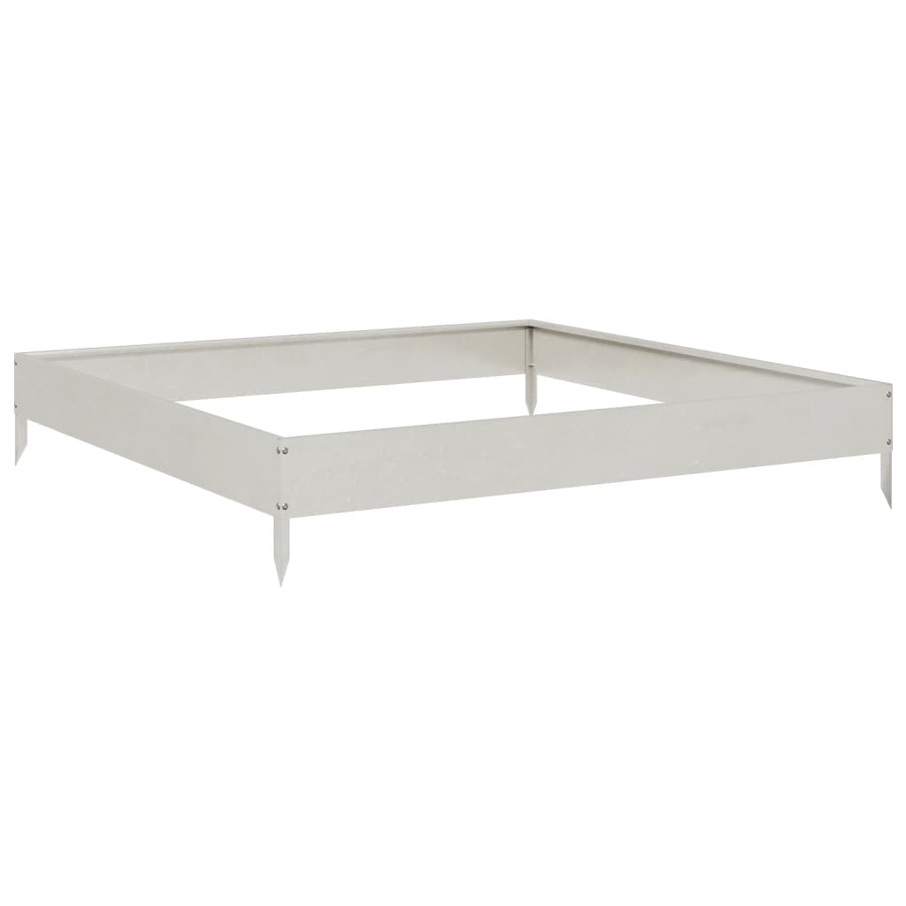 vidaXL Garden Raised Bed 100x100x18,5 cm Stainless Steel