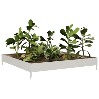 vidaXL Garden Raised Bed 100x100x18,5 cm Stainless Steel