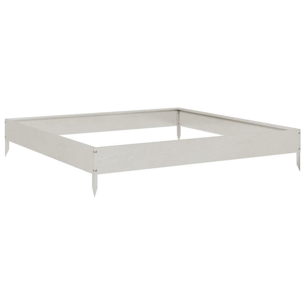 vidaXL Garden Raised Bed 100x100x18,5 cm Stainless Steel
