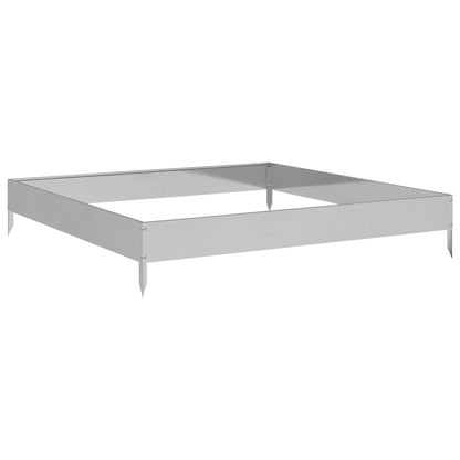 vidaXL Garden Raised Bed 100x100x18.5 cm Galvanised Steel