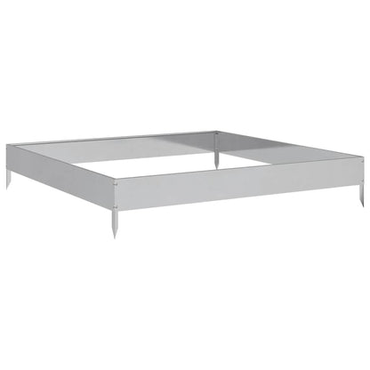 vidaXL Garden Raised Bed 100x100x18.5 cm Galvanised Steel