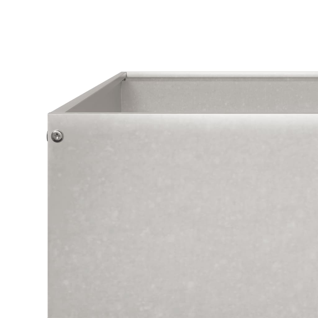 vidaXL Garden Raised Bed 100x100x41 cm Stainless Steel