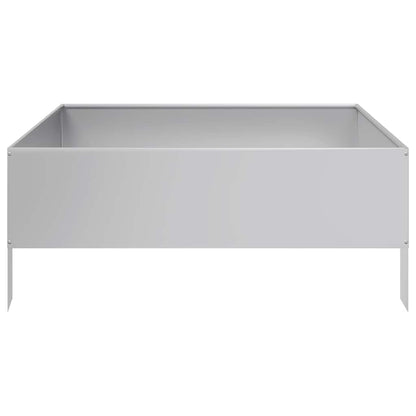 vidaXL Garden Raised Bed 100x100x41 cm Galvanised Steel