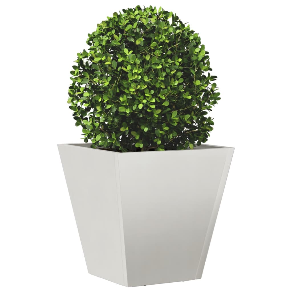 vidaXL Garden Planters 2 pcs 30x30x30 cm Stainless Steel