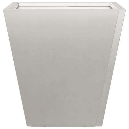 vidaXL Garden Planters 2 pcs 30x30x30 cm Stainless Steel
