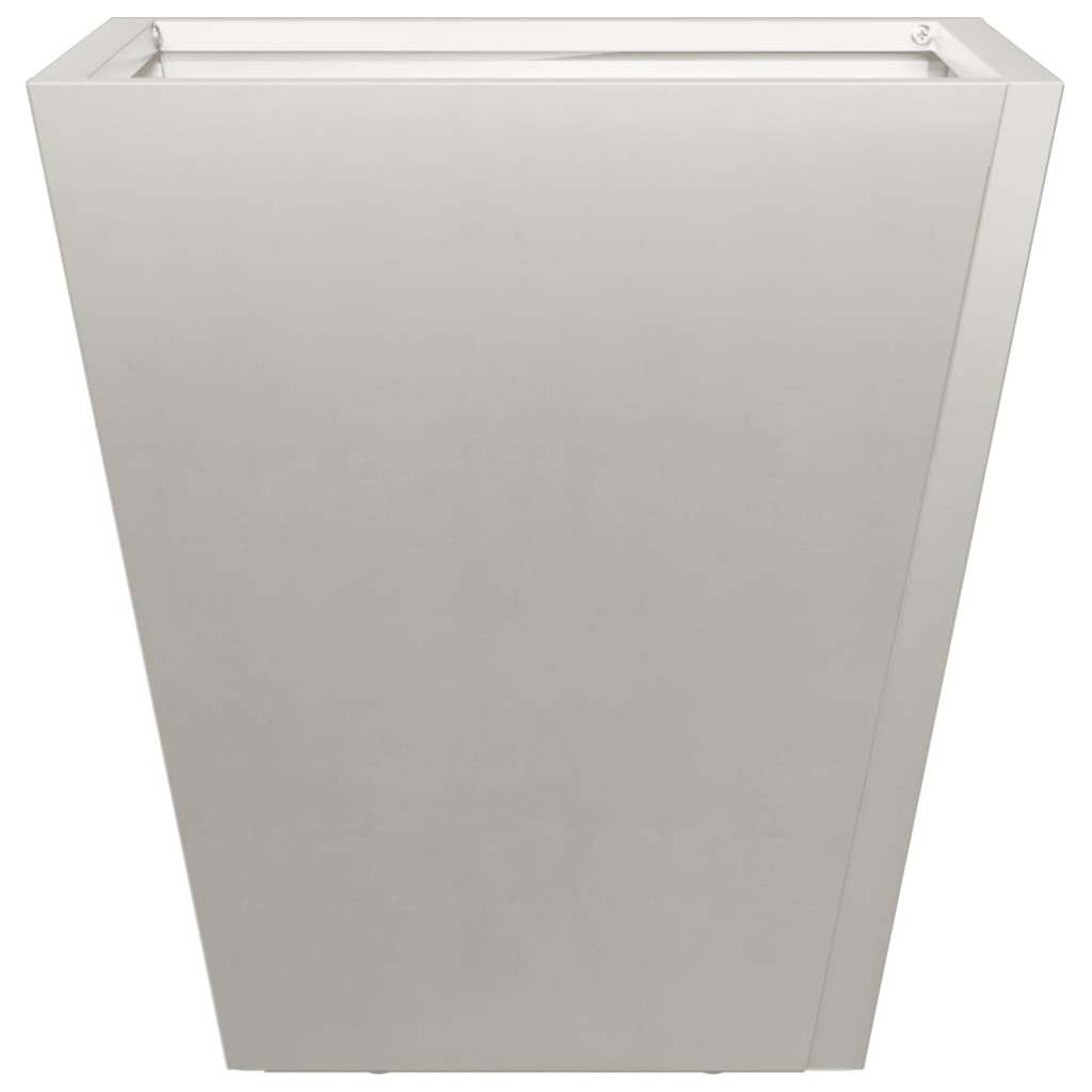 vidaXL Garden Planters 2 pcs 30x30x30 cm Stainless Steel