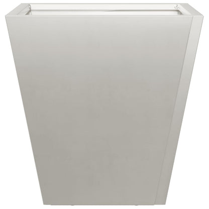 vidaXL Garden Planters 2 pcs 30x30x30 cm Stainless Steel