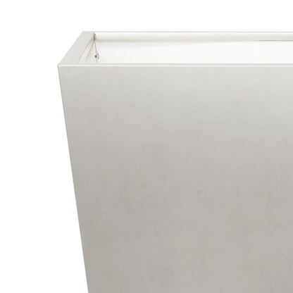 vidaXL Garden Planters 2 pcs 30x30x30 cm Stainless Steel