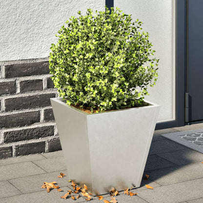vidaXL Garden Planters 2 pcs 30x30x30 cm Stainless Steel