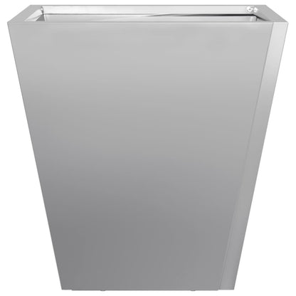 vidaXL Garden Planter 30x30x30 cm Galvanised Steel