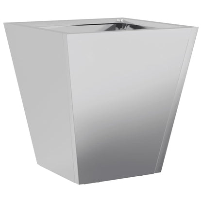 vidaXL Garden Planter 30x30x30 cm Galvanised Steel