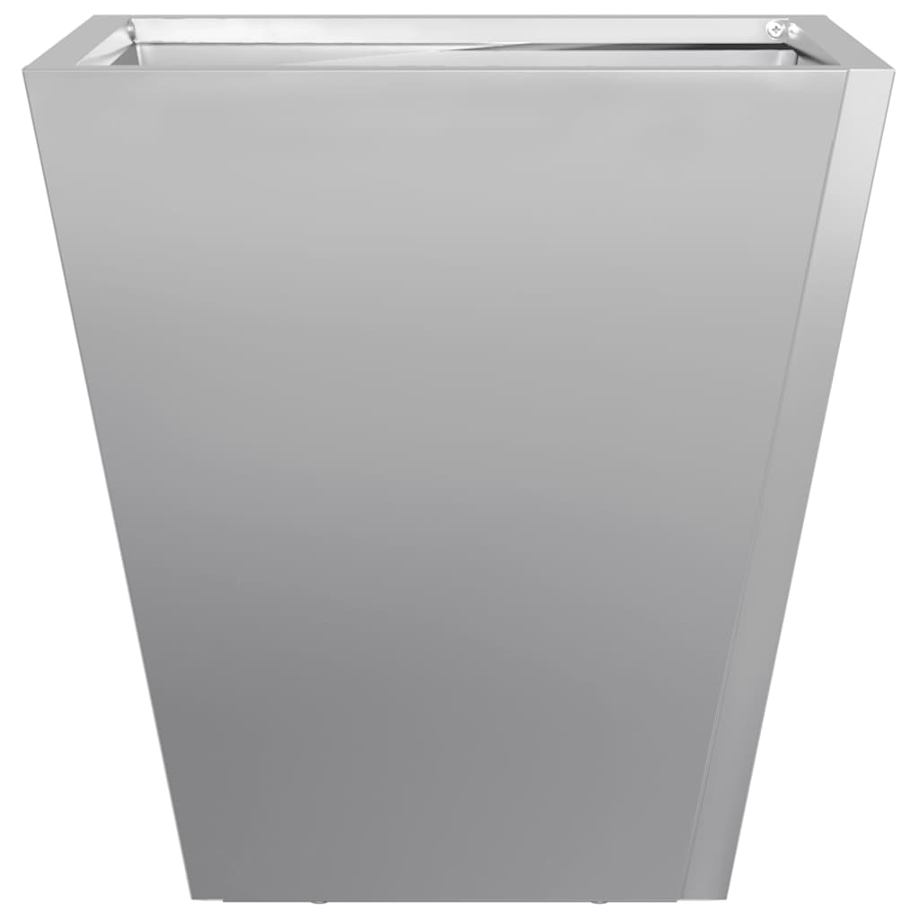 vidaXL Garden Planters 30x30x30 cm 2 pcs Galvanised Steel