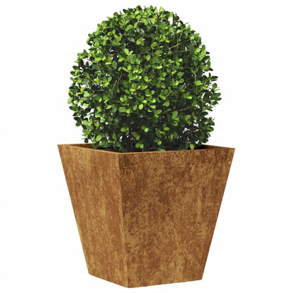 vidaXL Garden Planter 30x30x30 cm Weathering Steel
