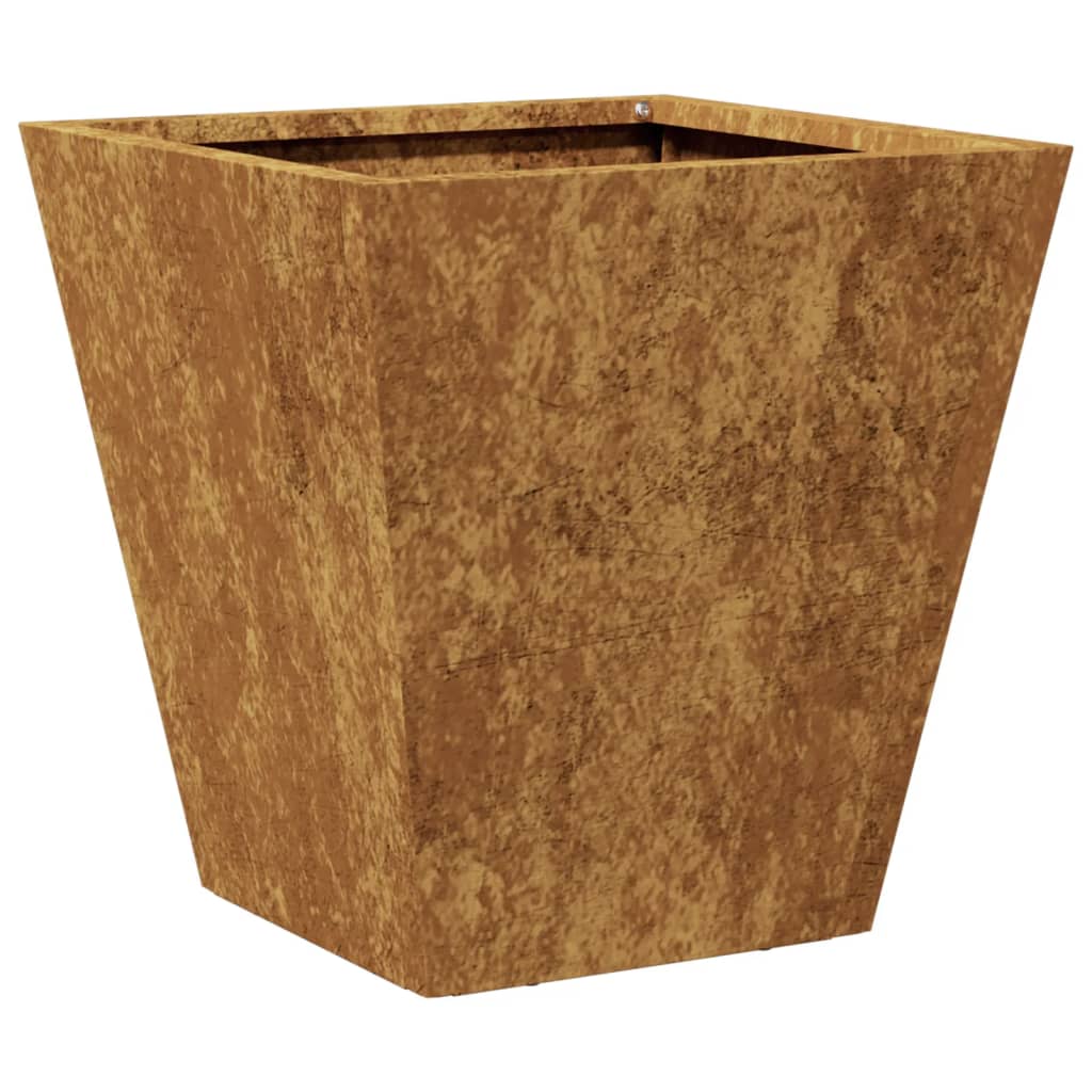 vidaXL Garden Planter 30x30x30 cm Weathering Steel
