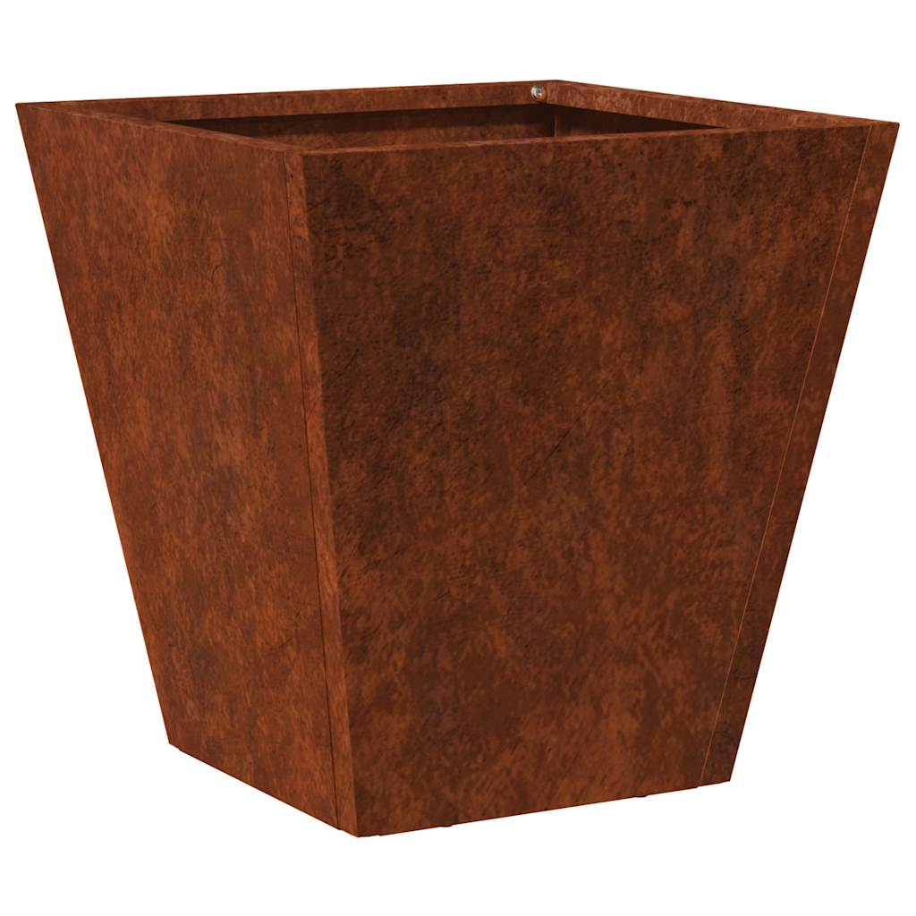 vidaXL Garden Planters 2 pcs 30x30x30 cm Weathering Steel