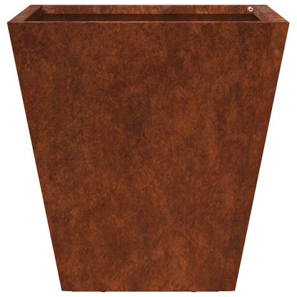 vidaXL Garden Planters 2 pcs 30x30x30 cm Weathering Steel