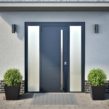 vidaXL Garden Planters Black 2 pcs 40x40x40 cm Steel