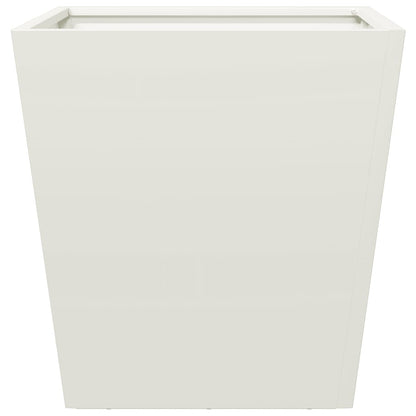vidaXL Garden Planter White 40x40x40 cm Steel